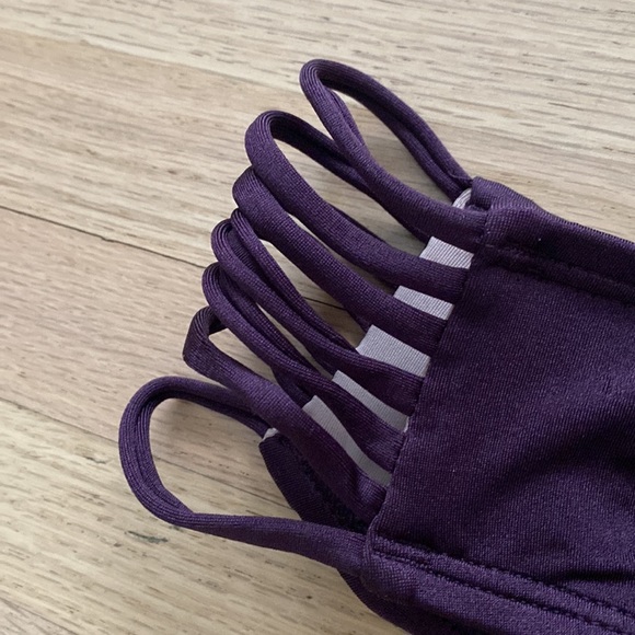 Victoria’s Secret Plum Coloured Ruched Bikini Swim Bottoms - Picture 4 of 5